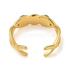 Ионное покрытие (ip) 304 нержавеющая сталь манжета открытые кольца&nbsp;RJEW-K283-06G