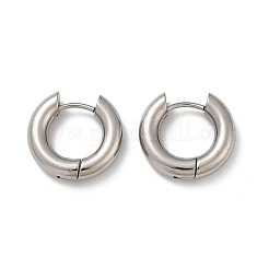 Серьги-кольца из нержавеющей стали 202 для полировки EJEW-M106-02P-01