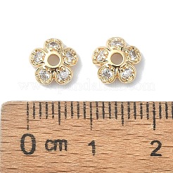 Латунь микро проложить кубический цирконий шарик KK-A194-03G