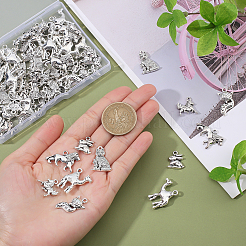 72pcs 6 pendentifs en alliage de style tibétain&nbsp;TIBEP-GA0001-003