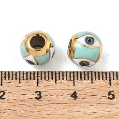 Perles européennes en acier inoxydable 304 émaillées&nbsp;STAS-G393-01G-02