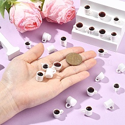30 stücke 6 arten harz puppenhaus miniatur kaffee&nbsp;DIY-YW0017-78
