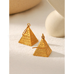 Pendientes colgantes de acero inoxidable 304 para mujer&nbsp;WG25E63-01