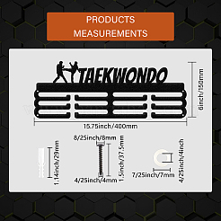 Модная железная вешалка для медалей ODIS-WH0021-010