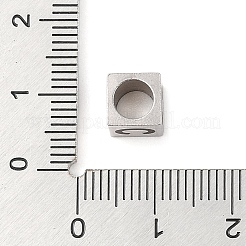 Perline europee in acciaio inossidabile 201 anti-ossidazione&nbsp;LS-STAS-M058-01C-P