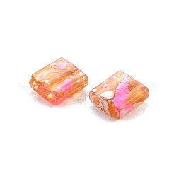 Perles de rocaille en verre transparent à 2 trou&nbsp;LS-SEED-S023-30C-14
