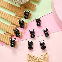 10 pièce de perles de lampe bosselées faites à la main&nbsp;LAMP-SZ0001-66B