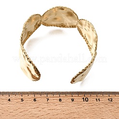 Boho-Armreifen aus gehämmertem Edelstahl 304&nbsp;SA-CBA1E89-01B-G