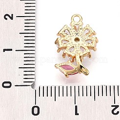 Ottone micro spianare pendenti zirconi&nbsp;KK-N261-21A-G