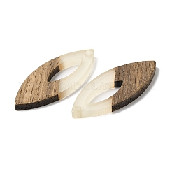 Люминесцентное свечение в темной подвеске из дерева и смолы WOOD-H104-06