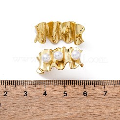 Латунь серьги&nbsp;EJEW-R016-25G