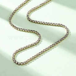 Женские цепочки-чашки со стразами из нержавеющей стали 304&nbsp;NJEW-G175-01G-02