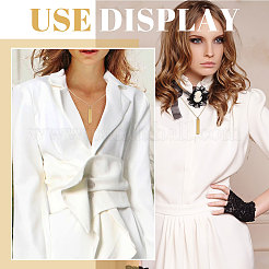 6 шт. ожерелье с подвеской из нержавеющей стали 304&nbsp;NJEW-CA0001-20G