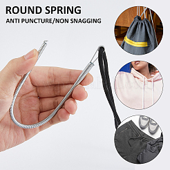12 шт. пружинная стальная резинка нитевдеватель направляющая для шнурка FIND-FH0011-18