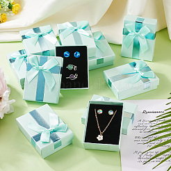 Прямоугольные бумажные подарочные коробки с бантом CON-TAC0010-89A