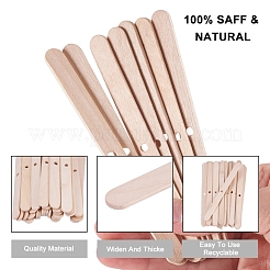 Bâtonnets de crème glacée artisanale en bois de bouleau&nbsp;DIY-WH0148-76