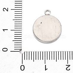 Подвески из нержавеющей стали 304 со стразами&nbsp;STAS-S131-21P