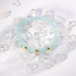 Браслеты из натуральных аквамариновых бусин для мужчин и женщин BD7394