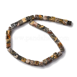 Натуральная карта каменные бусы пряди&nbsp;X-G-T139-8x8-45B