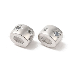 Латунные микро проложить кубического циркония бусы KK-Q773-02P-03