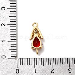 Шармы-соединители из латуни с паве из кубического циркония&nbsp;KK-Z131-12G