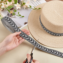 10 ярд полиэстеровой жаккардовой ленты со стрелой&nbsp;OCOR-PH0004-16