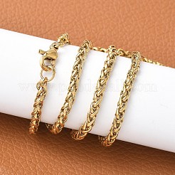 Ожерелья из нержавеющей стали 304&nbsp;X-NJEW-E080-08G