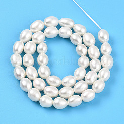 Нити из натурального культивированного пресноводного жемчуга PEAR-N012-07X-01