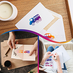 Трафареты для штампов из нержавеющей стали DIY-WH0242-218