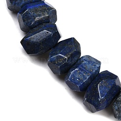 Нитки бусины из натурального ляписа-лазури G-F796-D03-01