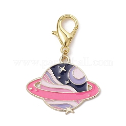 Украшение подвески из эмали из сплава планеты&nbsp;HJEW-JM01416