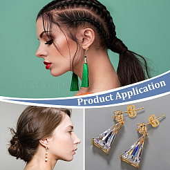 6 стиль 304 нержавеющая сталь и силикон и латунные ушные гайки&nbsp;STAS-ME0001-02