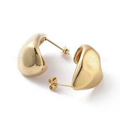 Halbe Creolen&nbsp;EJEW-D095-06G