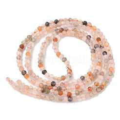 Природный агат бисер нитей G-D306-A03-2mm