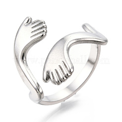 Кольца-манжеты для рук из нержавеющей стали марки 304&nbsp;RJEW-N038-119P