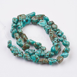 Бусины из натурального магнезита G-K249-02B