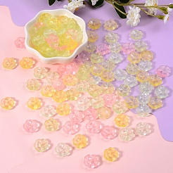 200 stücke 4 farben transparent sprühlackierte nachahmung jade glasperlen&nbsp;GLAA-SZ0001-77