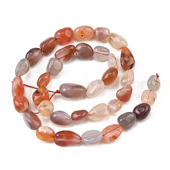 Filo di perline di agata naturale&nbsp;G-P623-A02-02