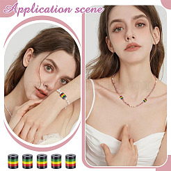 200 шт. бусины из смолы в полоску в стиле регги в стиле Гана-Ямайка&nbsp;RESI-ME0001-10