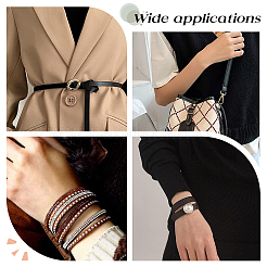 4 шт. 4 стиля плоский кожаный шнур для украшений WL-GF0001-05B