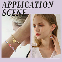 200шт бусины из полимерной глины ручной работы CLAY-SC0001-49