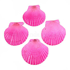 Большие подвески из натуральной ракушки гребешка SSHEL-T017-14M