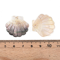 Резные подвески из натуральных пресноводных ракушек SHEL-N036-15