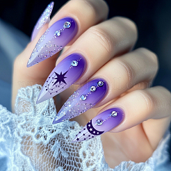 DIY-Nagelkunst-Vorlagen aus Edelstahl&nbsp;MRMJ-WH0092-097