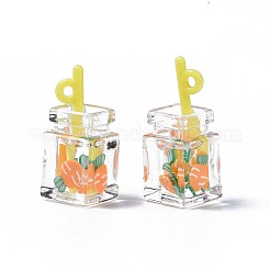 Подвески из смолы с имитацией напитка&nbsp;LS-X-CRES-S359-32M