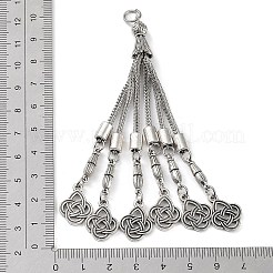 Большие подвески с кисточками из сплава в тибетском стиле&nbsp;LS-FIND-K013-01AS-07