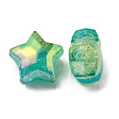 Уф покрытие прозрачные хрустящие акриловые бусины OACR-P010-09B