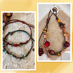 1 рулон экологически чистого корейского вощеного полиэфирного шнура&nbsp;YC-SP0001-03E