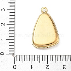 Anhänger aus Edelstahl 304 und Stoff&nbsp;STAS-I369-10G-07