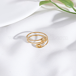 1 шт. манжеты из нержавеющей стали для женщин&nbsp;RJEW-LP0002-26G